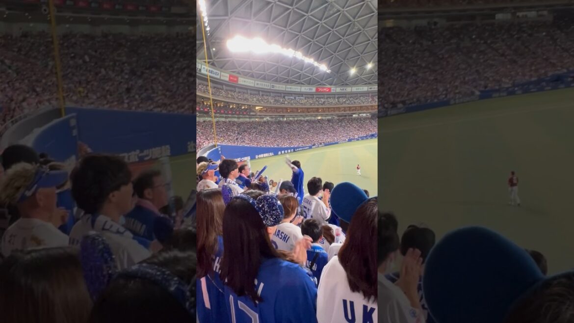 ナゴドにつめかけた❤️‍🔥燃えよドラゴンズ🔥 🌈交流戦🌈ナゴヤドーム2024.6.9 楽天戦3-1勝🥰松葉好投、板山3安打🌈 ライトスタンドドラゴンズ応援　＃板山 #カリステ #松葉