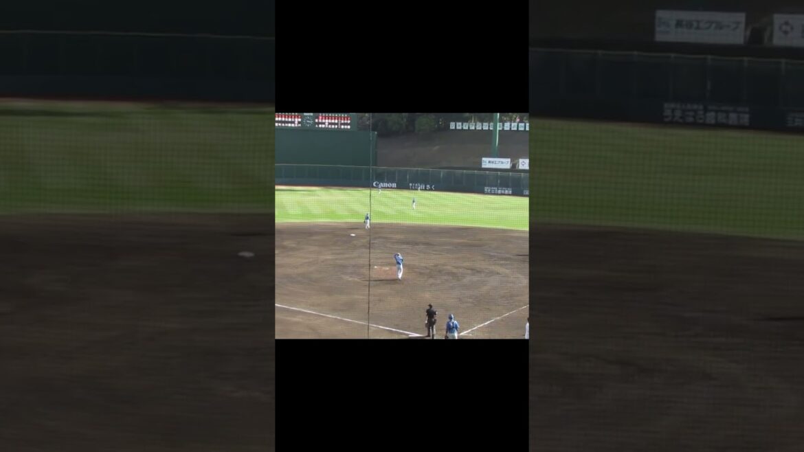 【ジャイアンツ】松原聖弥 飛ばないボールで深いところにスリーランホームラン2024年4月16日 イースタンリーグ読売ジャイアンツ 対 日本ハムファイターズ