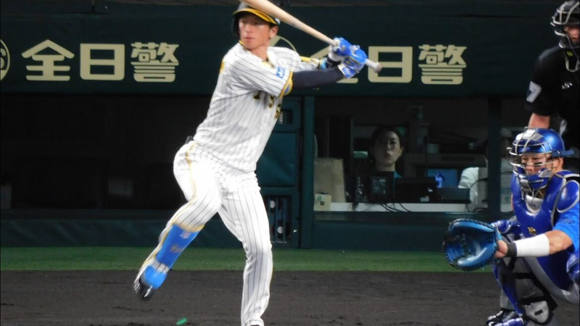 【ノーノー阻止】近本光司 最多安打タイに並ぶ安打でノーノー阻止 9回にチーム初ヒットが生まれる