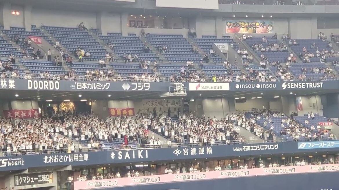 20240627　RYO星となれ♪【太田椋 応援歌】　2回ｳﾗ　ｵﾘｯｸｽ･ﾊﾞﾌｧﾛｰｽﾞ@京ｾﾗﾄﾞｰﾑ大阪･ﾚﾌﾄ外野下段 Bsｵﾘ姫ﾃﾞｰ2024