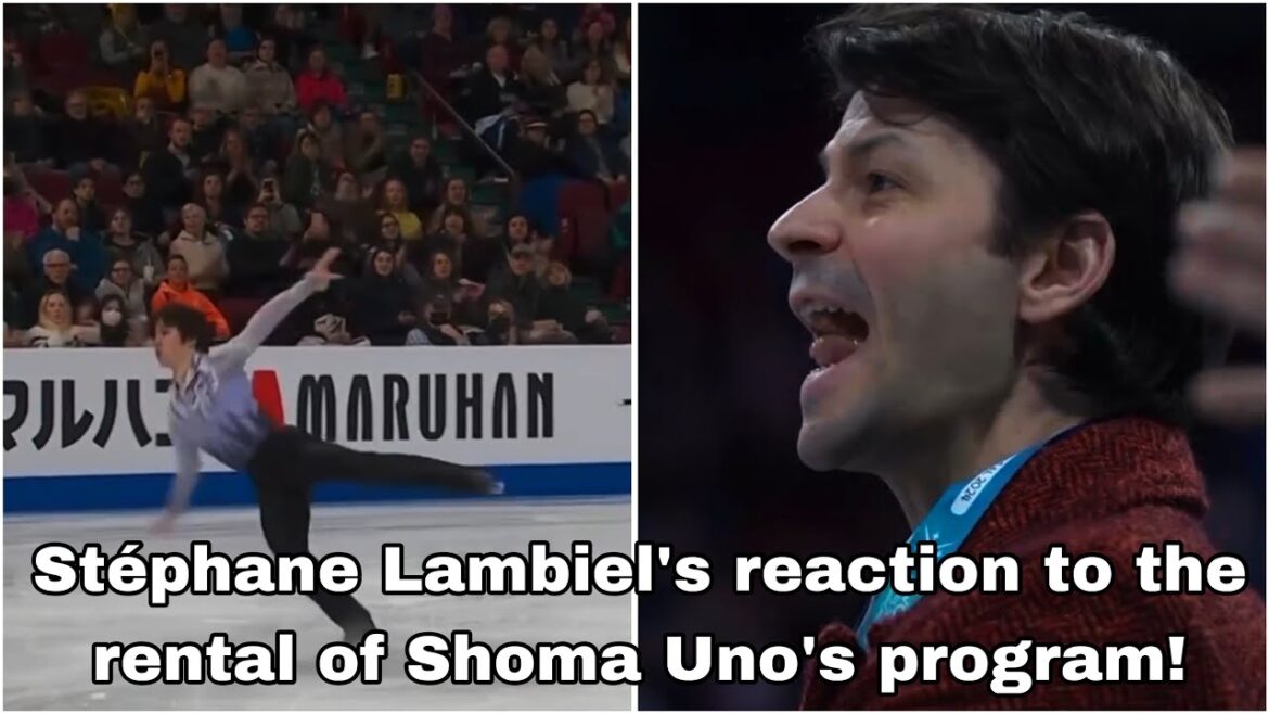 Stéphane Lambiel's reaction to the rental of Shoma Uno's program. World Championship 2024.