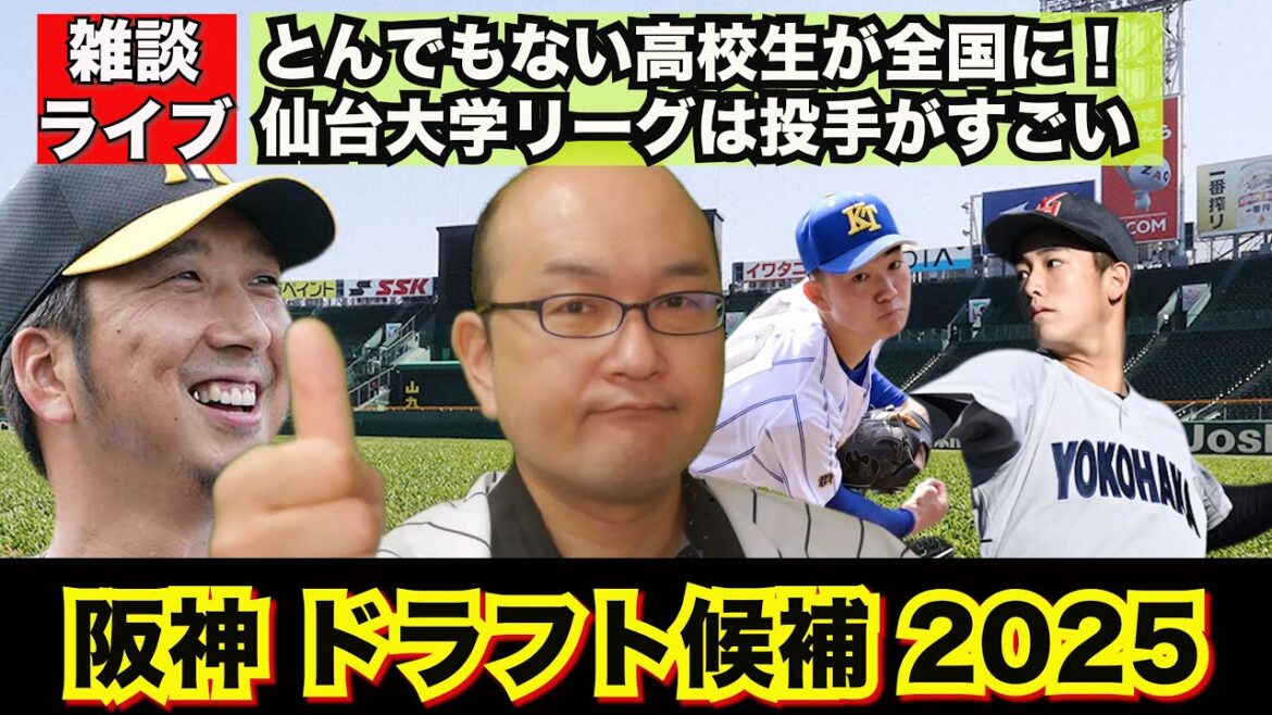 【虎渓三笑TV】ライブ配信 2024.12.12 阪神タイガース 2025ドラフト候補 全国各地に超高校級がズラリ!大学は仙台が熱い!右の堀越投手に左の渡邉投手!創価大の立石選手は? 【虎渓三笑TV】ライブ配信 2024.12.12 阪神タイガース 2025ドラフト候補 全国各地に超高校級がズラリ!大学は仙台が熱い!右の堀越投手に左の渡邉投手!創価大の立石選手は?