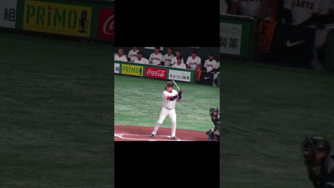 【ジャイアンツ】丸佳浩のバッティングフォーム　2024年3月19日 読売ジャイアンツ対 千葉ロッテマリーンズ