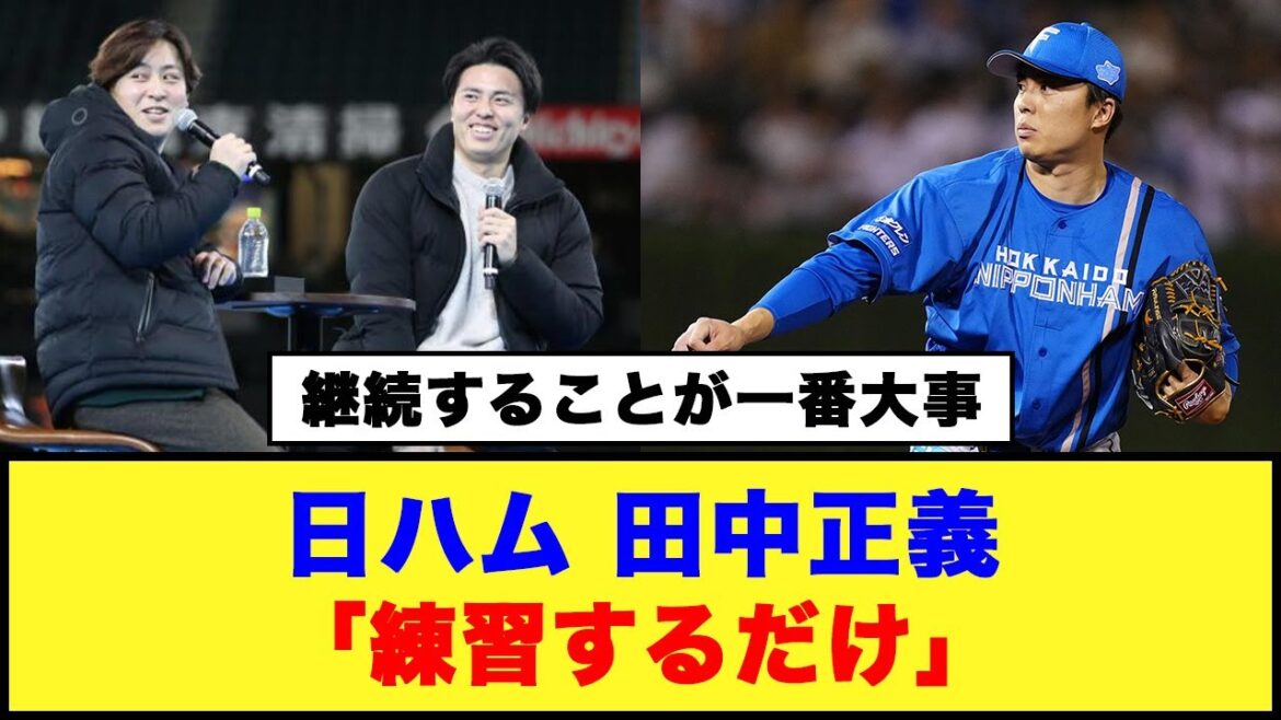 【継続することが一番大事】日ハム、田中正義「練習するだけ」#日ハム #田中正義 #斎藤友貴哉