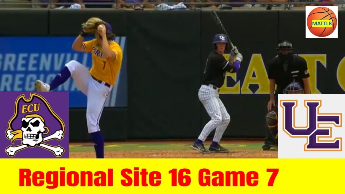 #16 East Carolina vs Evansville Baseball Highlights, 2024 NCAA Regional Site 16 Game 7
