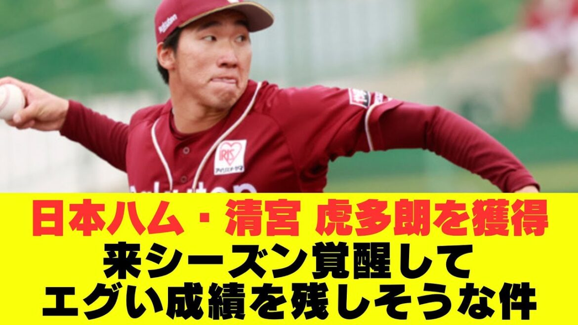 日本ハム、最速161キロ右腕・清宮虎多朗と育成契約！新たな剛腕の加入で投手陣強化へ