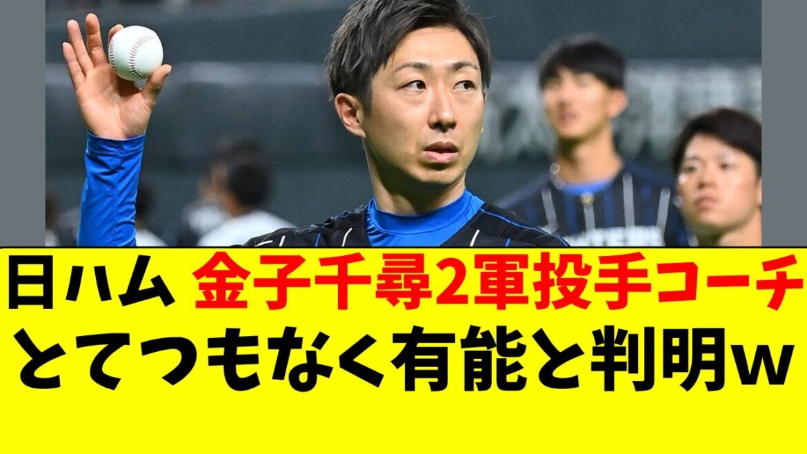 【日ハム】金子千尋コーチがガチで有能すぎると話題にｗｗ