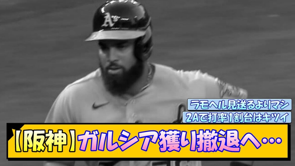 【阪神】ガルシア獲り撤退へ…【なんJ/2ch/5ch/ネット 反応 まとめ/阪神タイガース/藤川球児】