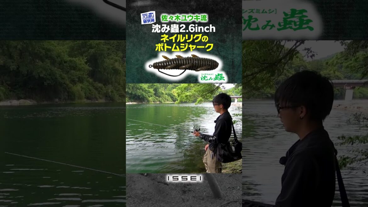 佐々木ユウキが伝授！イッセイ沈み蟲2.6インチのボトムジャーク #shorts