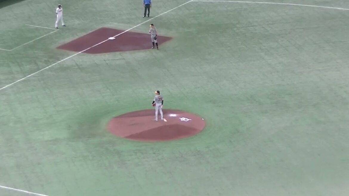 門脇誠のショートゴロ 小幡竜平の素早い守備（2024年7月16日読売ジャイアンツ対 阪神タイガース）