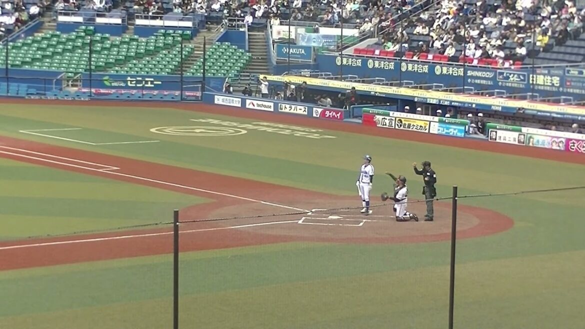 【合同トライアウト】村川凪のサードフライ ジャイアンツ菊田拡和が気合いのプレー2024年プロ野球12球団合同トライアウト11月14日