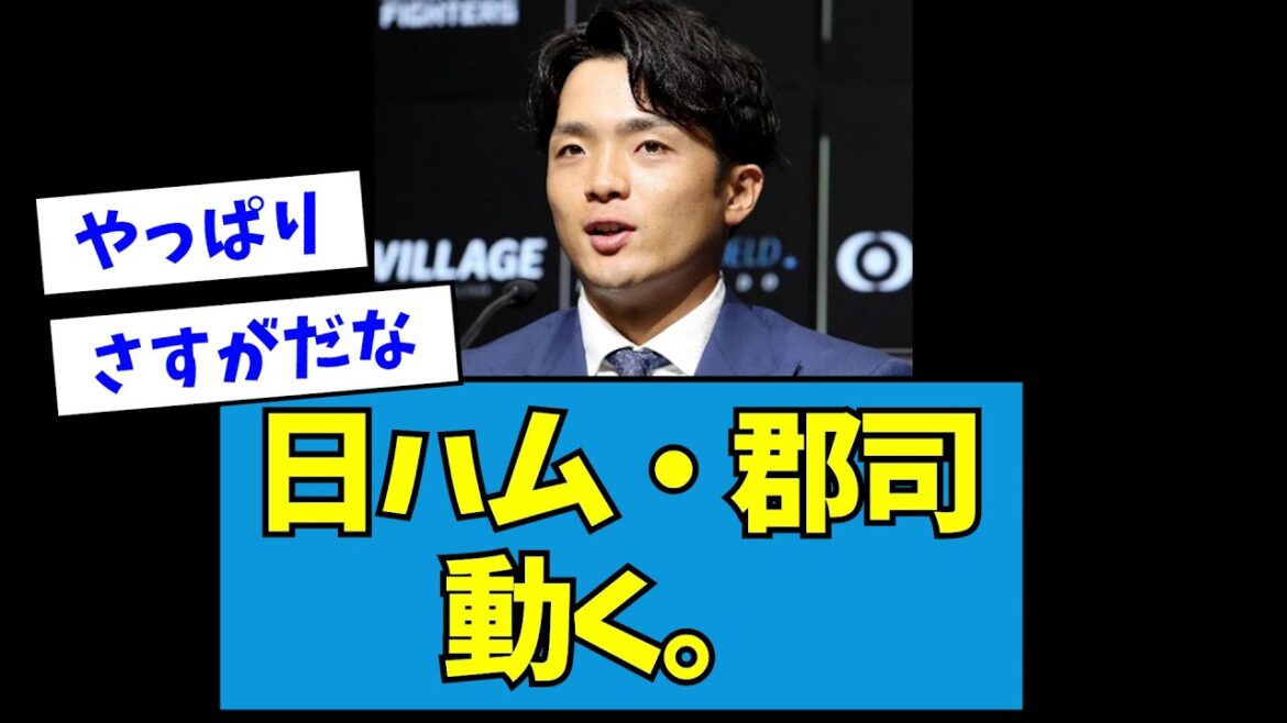 【?!】日ハム・郡司動く。【なんJ反応】 【?!】日ハム・郡司動く。【なんJ反応】