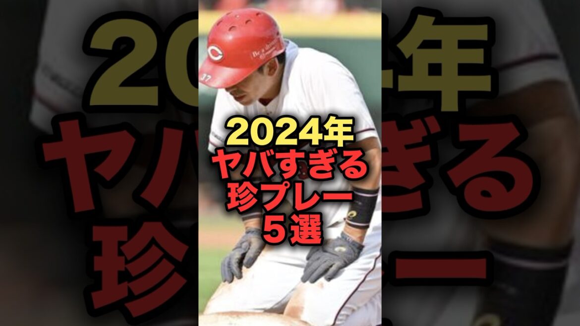 2024年ヤバすぎる珍プレー5選　#プロ野球 #広島東洋カープ #野間峻祥