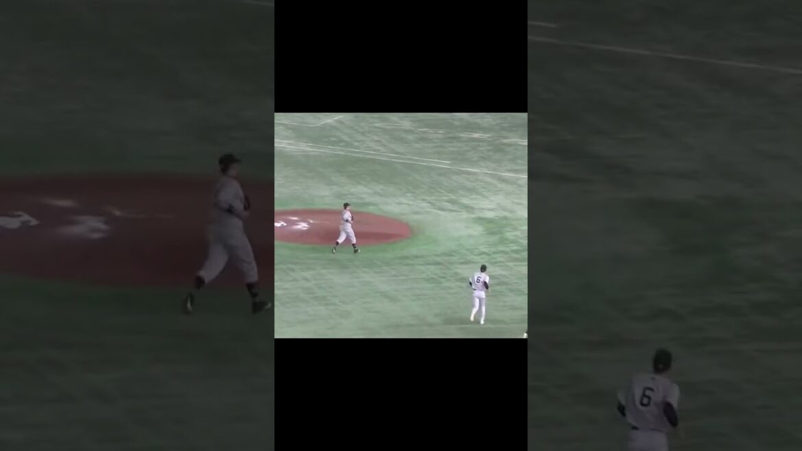 西川遥輝のショートゴロ 門脇誠のナイスプレー（読売ジャイアンツ 対 ヤクルトスワローズ2024年6月22日）