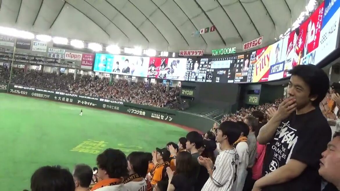 2024年6月6日　セ・パ交流戦　巨人対ロッテ　2/14　吉川尚輝　亀井コールを流用した専用コール