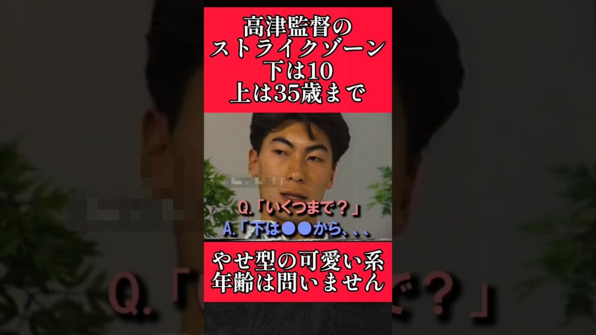 【ヤクルト】高津監督のストライクゾーン！ #東京ヤクルトスワローズ #高津臣吾  #shorts