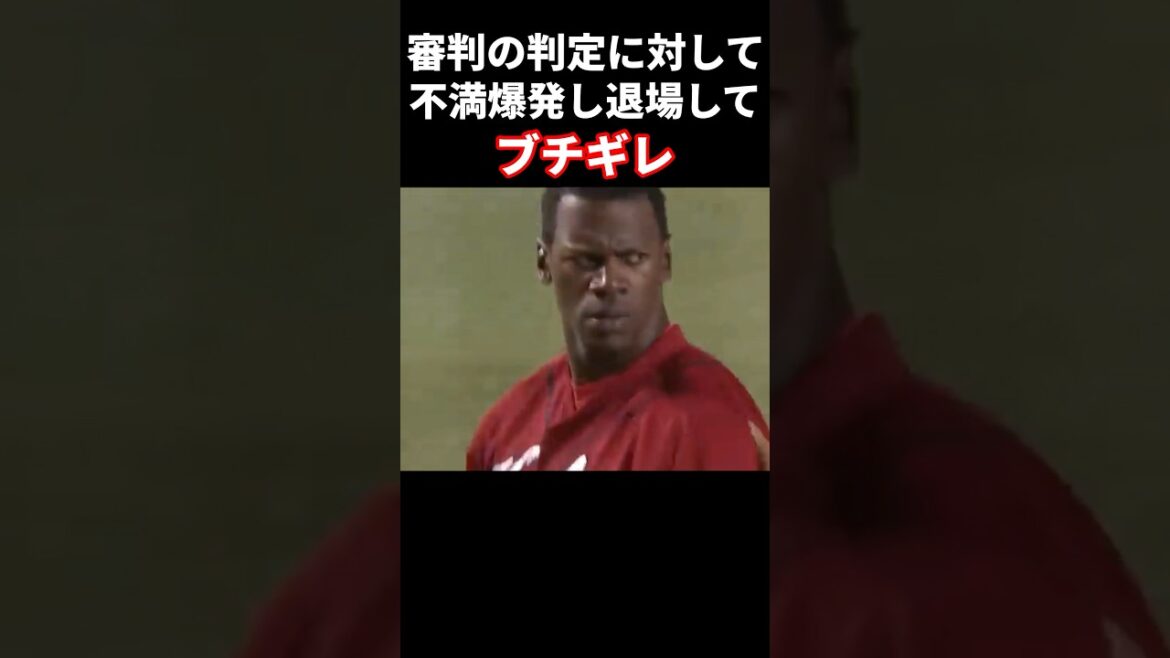 審判の判定に対してブチギレる #プロ野球