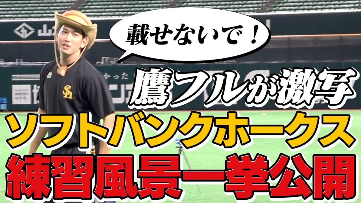 ソフトバンクホークス2024シーズン練習風景を激撮！