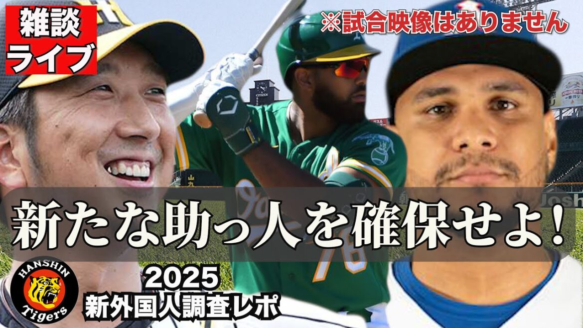 【虎渓三笑TV】ライブ配信 2024.12.20 阪神タイガース 新外国人候補 総集編 新たな助っ人を確保せよ！2025年は5人体制か？ラモン・ヘルナンデスは打つのか？