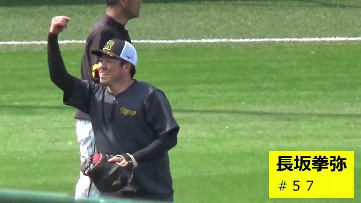 阪神タイガース 試合前守備練習 2024.4.11