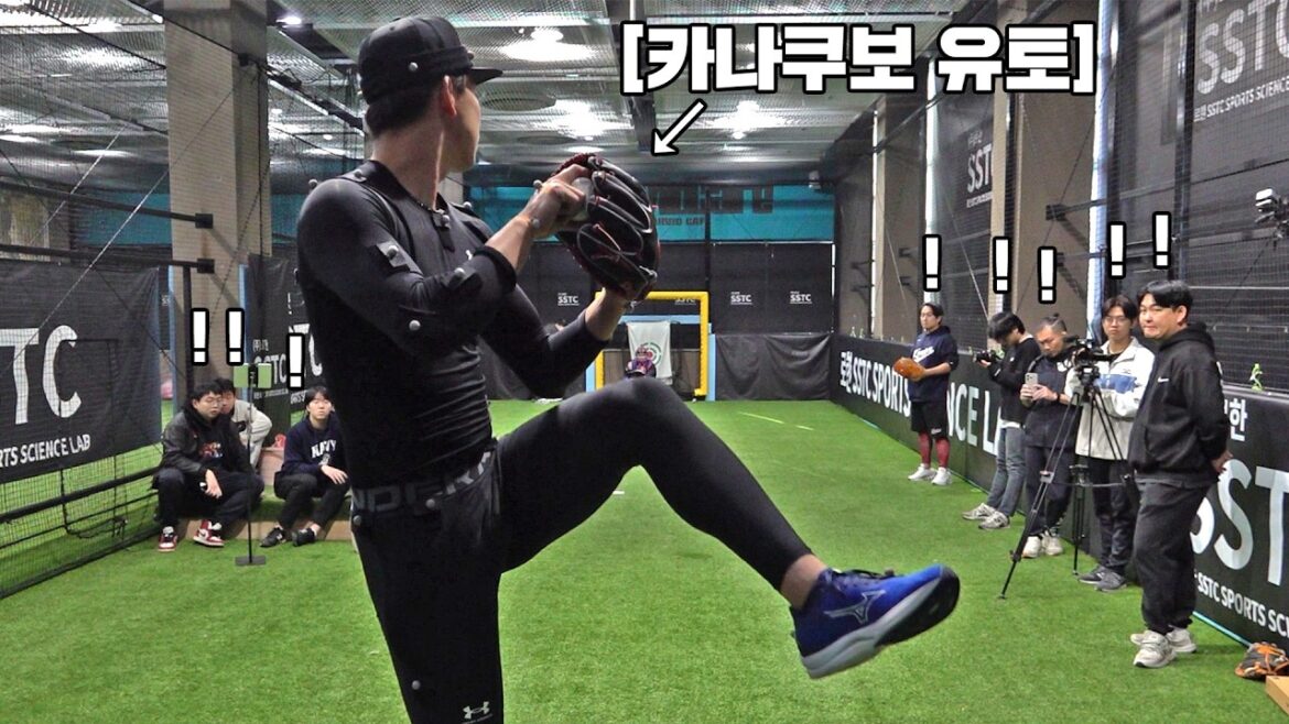 가벼운 느낌인데 최고 152km 던지는 일본 NPB 투수 (카나쿠보 유토)