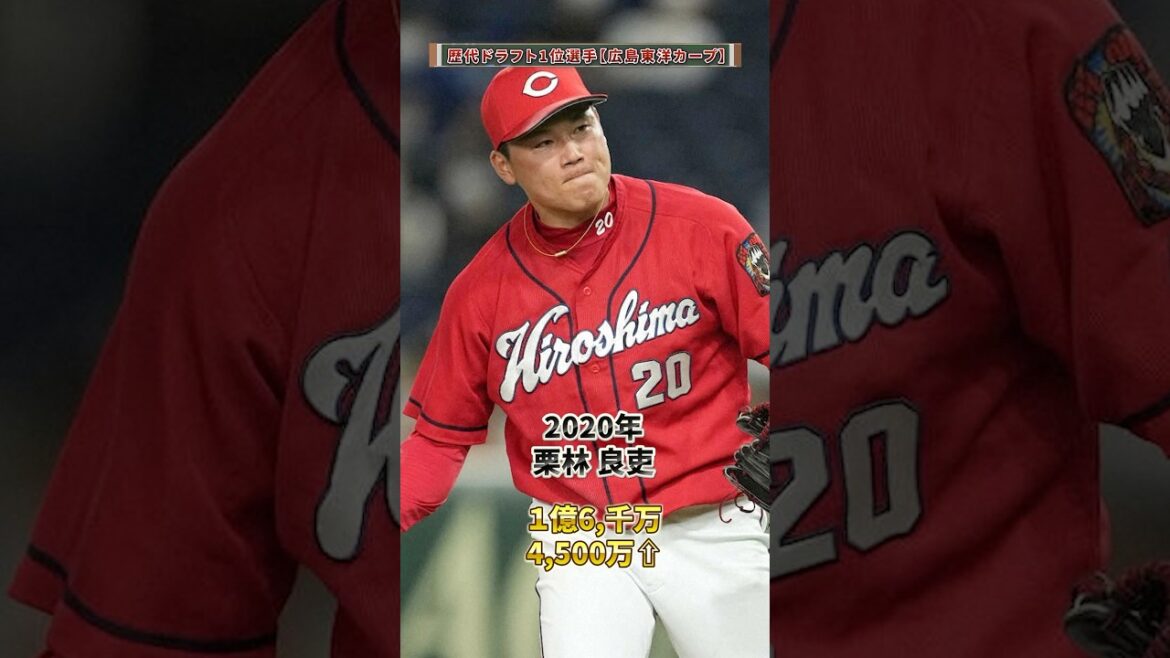 歴代ドラフト1位選手 年俸【広島東洋カープ】#広島東洋カープ #npb #野球 #契約更改