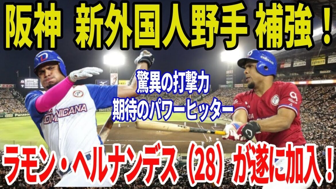 【阪神タイガース新外国人】超大型補強！パワーヒッター・ラモン・ヘルナンデスが遂に加入！ 驚異の打撃力＆特徴を徹底解説！