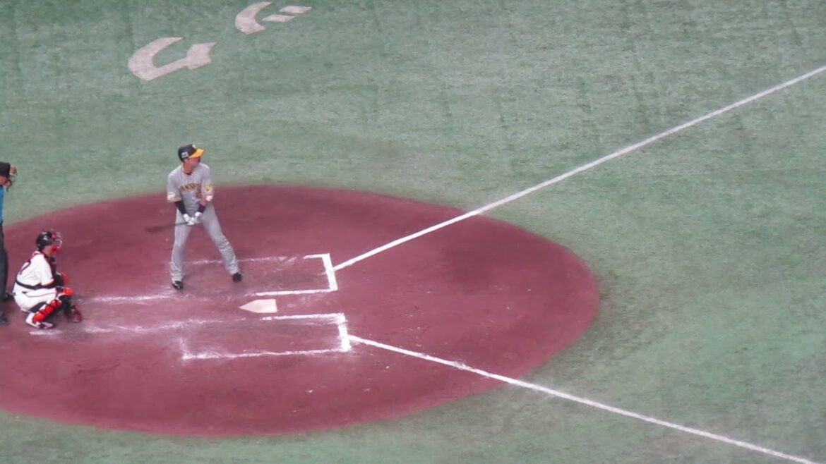 タイガース渡邉諒バッティングフォーム〜ヒットの時＜読売ジャイアンツ 対 阪神タイガース2024年7月16日＞