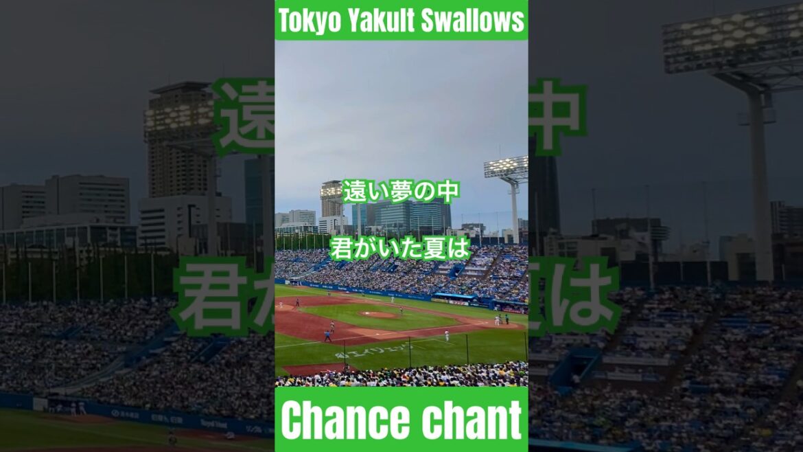 【神宮の夏空に響くチャンス応援歌】『夏祭り』（東京ヤクルトスワローズ）明治神宮野球場