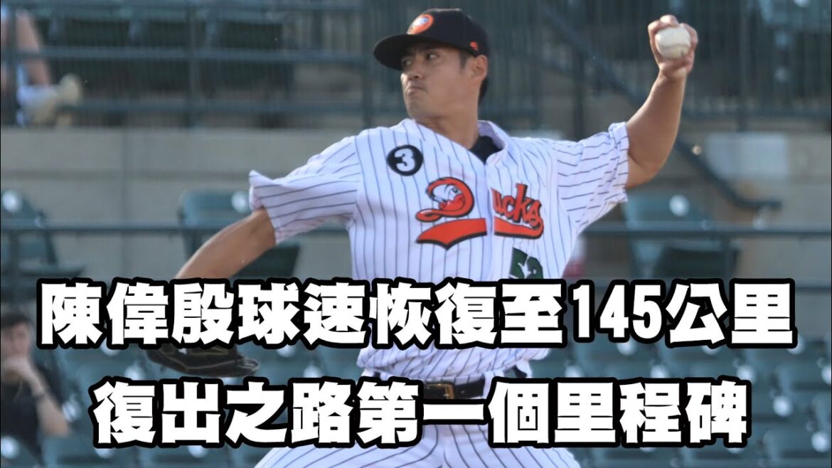 棒球》陳偉殷球速145公里 肩膀開刀後的第一個里程碑 棒球》陳偉殷球速145公里 肩膀開刀後的第一個里程碑