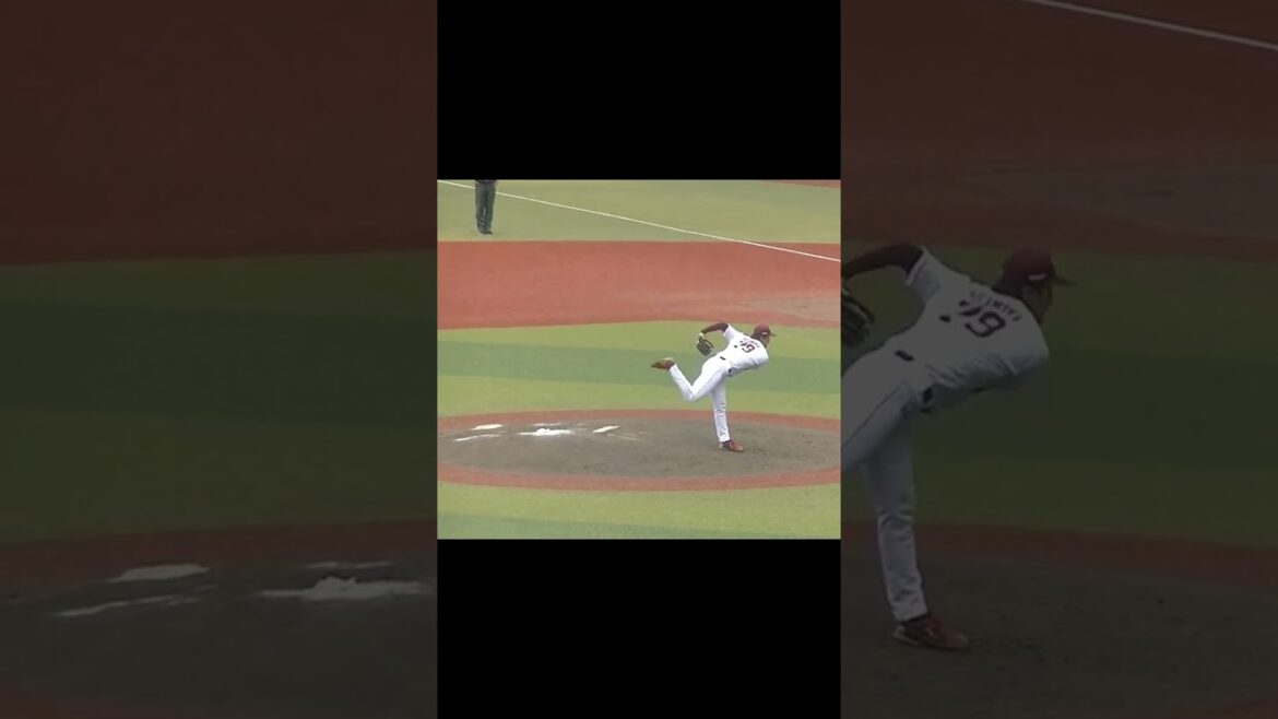 【合同トライアウト】イーグルス清宮虎多朗の投球練習 2024年プロ野球12球団合同トライアウト11月14日