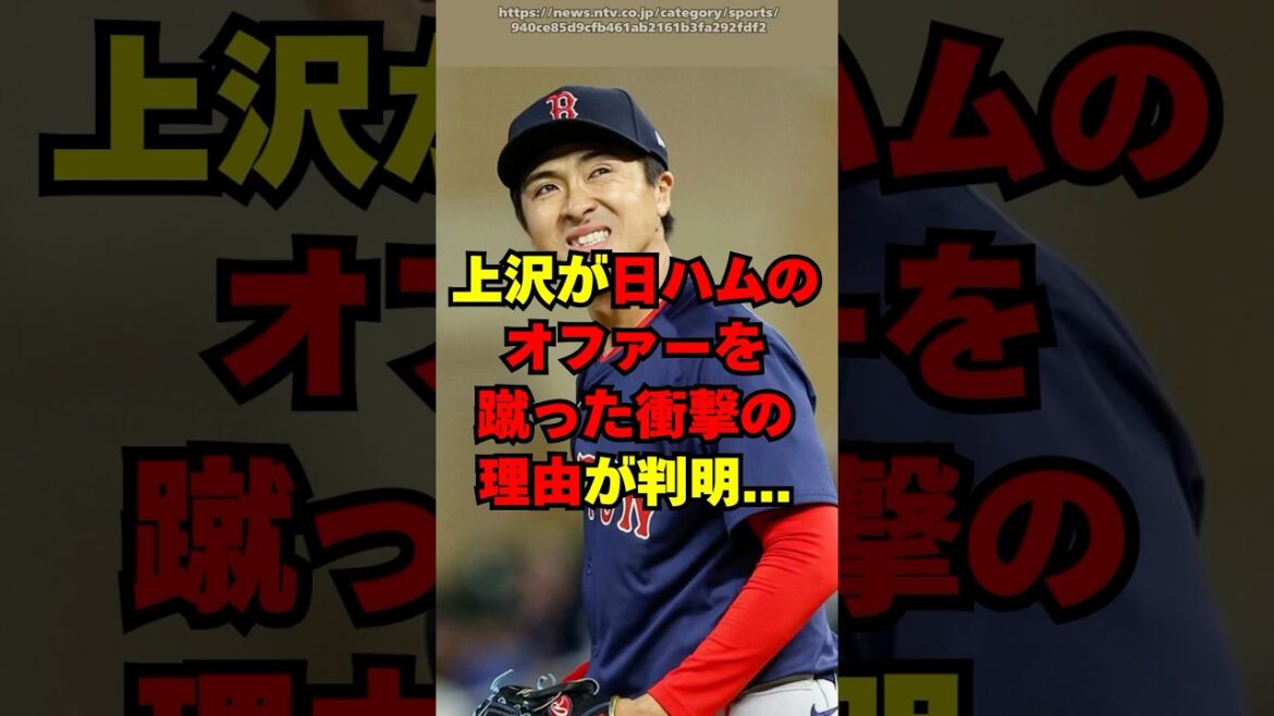 上沢が日ハムのオファーを蹴った衝撃理由【ソフトバンク/有原式FA】