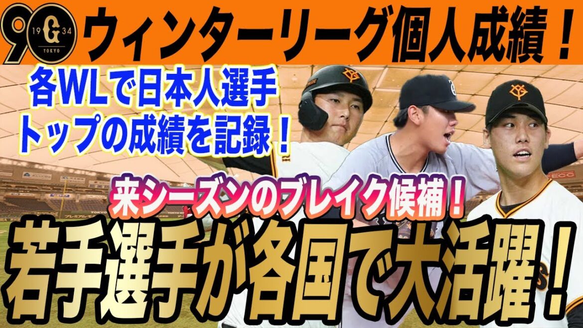 【巨人】秋広・京本・又木らが大活躍!各国WLでの巨人選手個人成績!ネクストブレイク候補 読売ジャイアンツ 【巨人】秋広・京本・又木らが大活躍!各国WLでの巨人選手個人成績!ネクストブレイク候補 読売ジャイアンツ