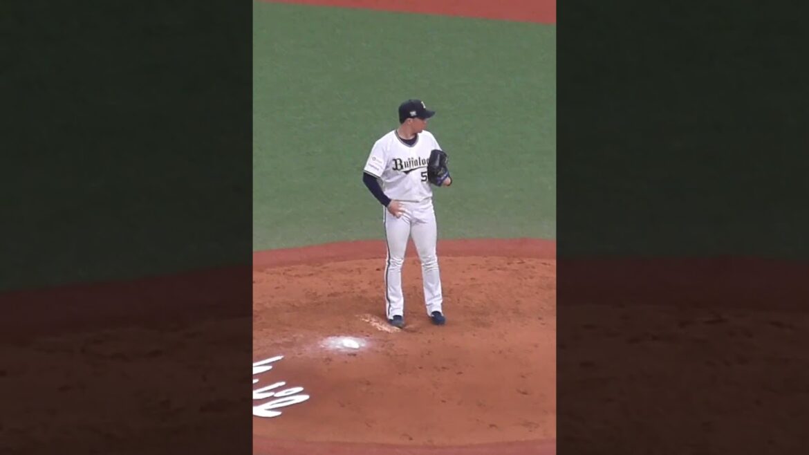 井口 和朋 vs ダヤン・ビシエド　渾身のラストボール　#オリックスバファローズ #中日ドラゴンズ #shorts