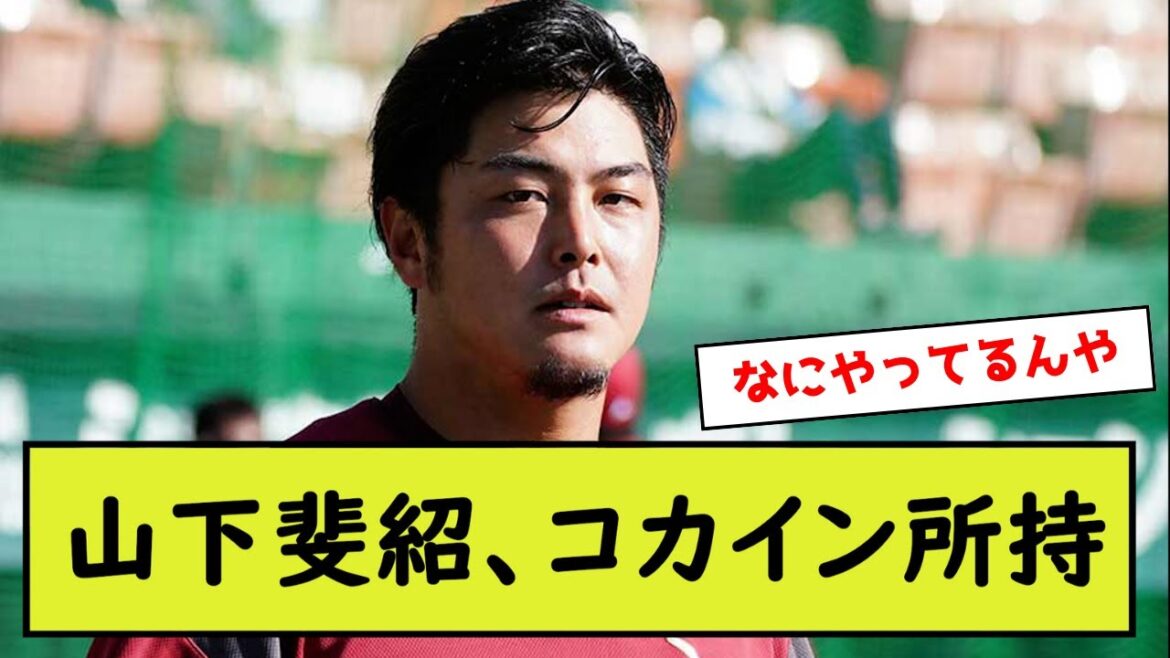 山下斐紹、コカ○ン所持wwwww