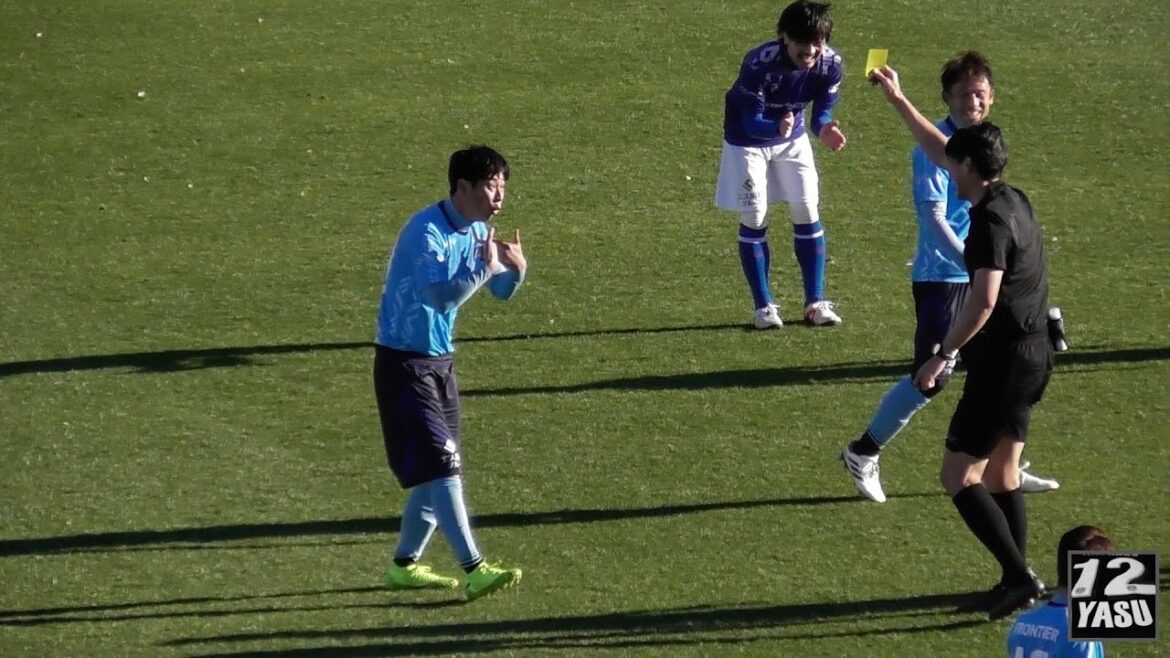 2024.12.15 松井大輔 引退試合【イエローカード】ファールにより パンサー尾形さん のズボンがずり落ちる？