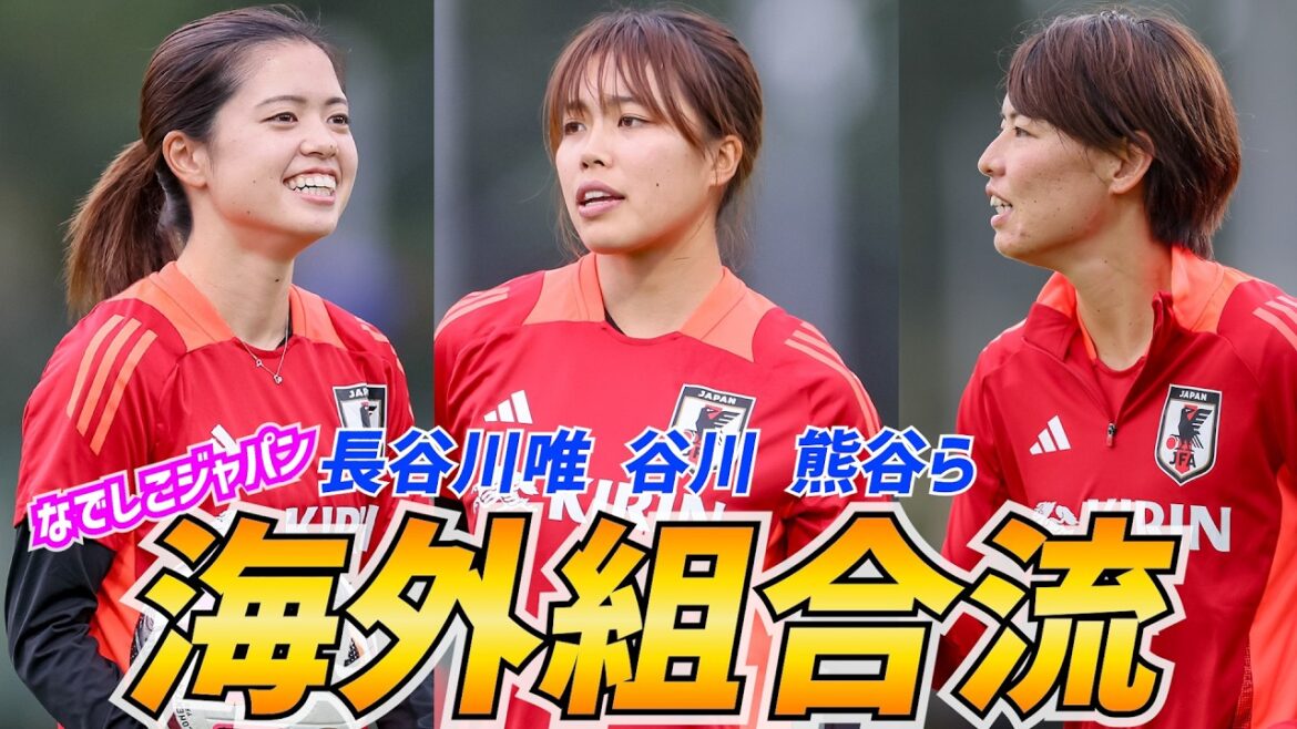 長谷川唯ら海外組も合流！内田篤人コーチの指導でなでしこジャパンがトレーニング【日本女子代表】