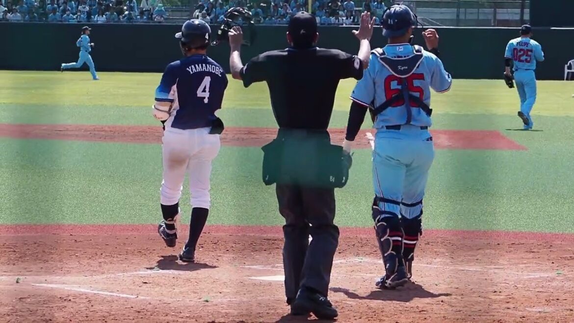 2024.05.25 東京ヤクルト-埼玉西武(ヤクルト戸田) 山野辺翔 打席シーン