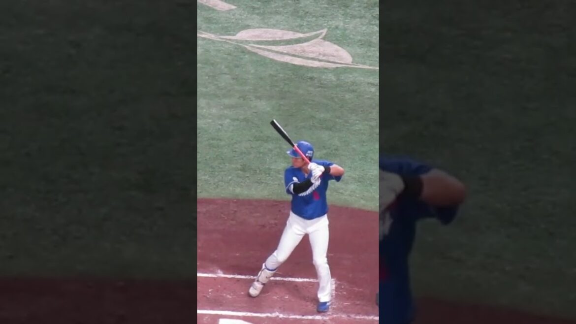 【ドラゴンズ】上林誠知の打撃フォーム2024年4月25日 読売ジャイアンツ 対 中日ドラゴンズ