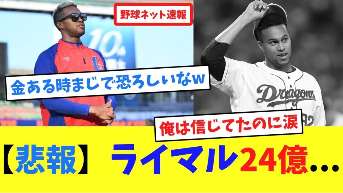 【悲報】ライマル24億...【ネット反応集】