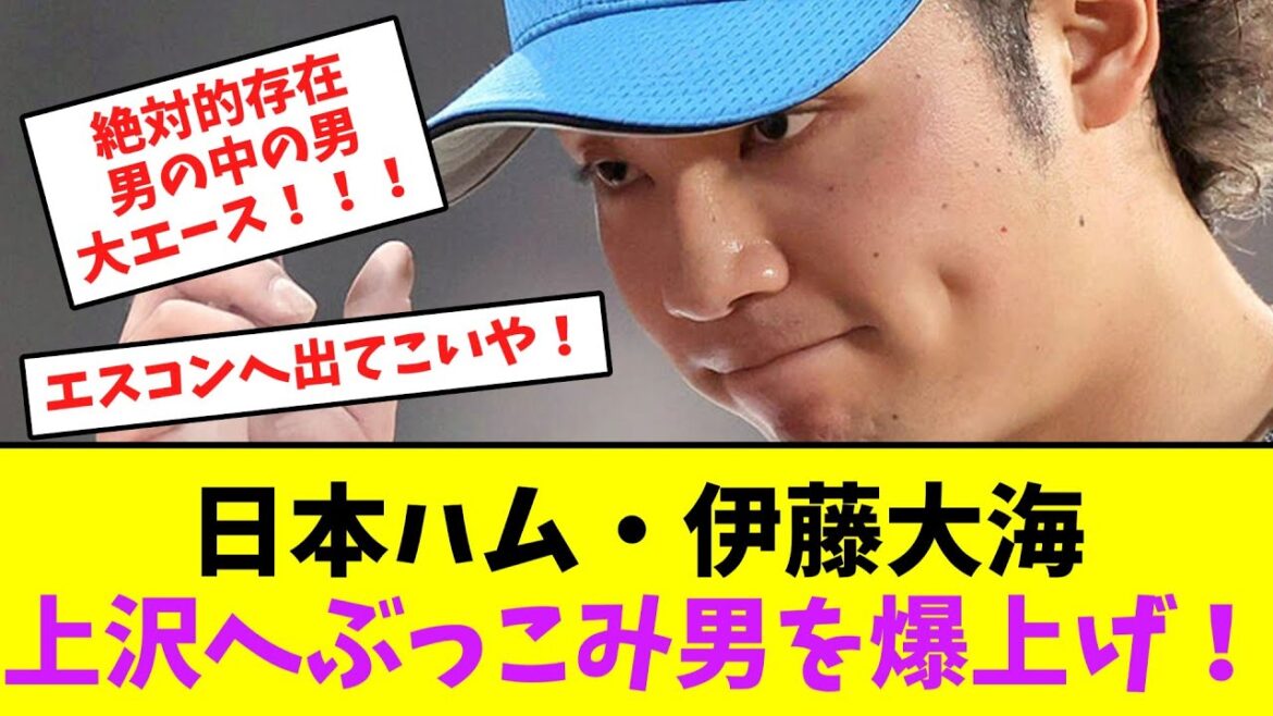 日本ハム・伊藤大海、上沢へぶっこみ男を爆上げ！【なんJなんG】【2ch5ch】