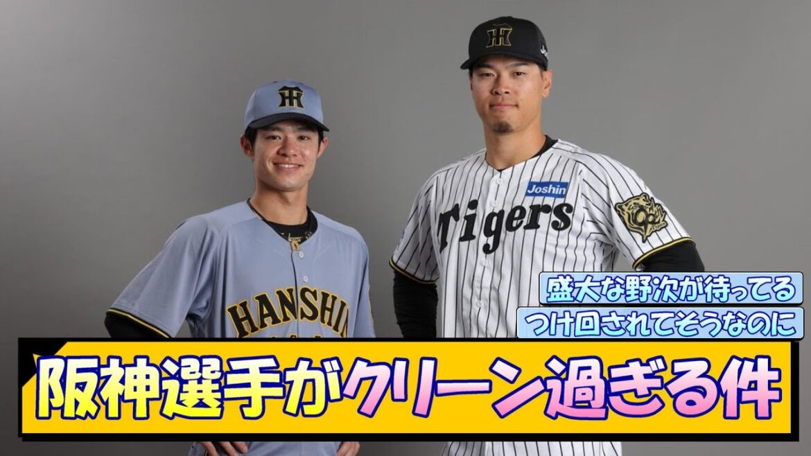 阪神選手がクリーン過ぎる件【なんJ/2ch/5ch/ネット 反応 まとめ/阪神タイガース/藤川球児】