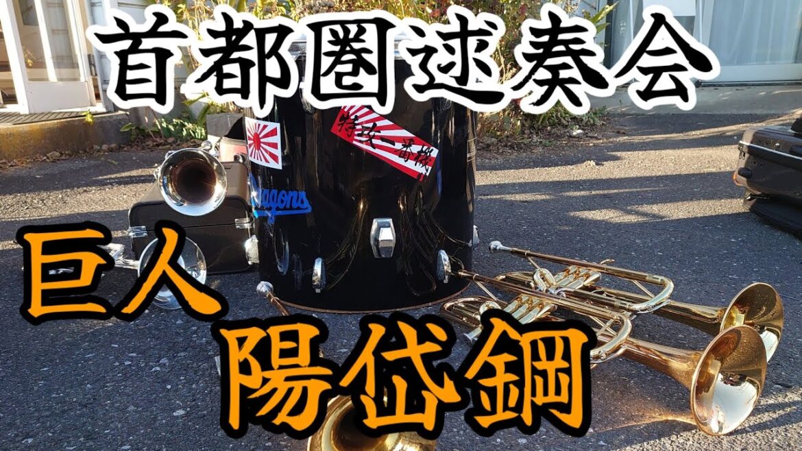 【出だしはNGからｗ】巨人時代の陽岱鋼の応援歌演奏してみた