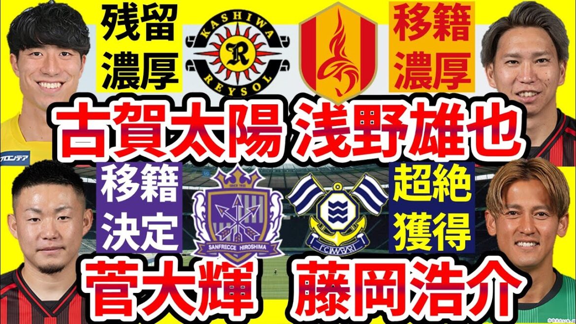 【争奪戦柏DF古賀太陽も残留】札幌MF浅野雄也は地元凱旋/LWB&LCB菅大輝が札幌にもたらすもの/今治はJ3得点王2TOP&若手世代ひしめく有望株軍団集合 【争奪戦柏DF古賀太陽も残留】札幌MF浅野雄也は地元凱旋/LWB&LCB菅大輝が札幌にもたらすもの/今治はJ3得点王2TOP&若手世代ひしめく有望株軍団集合