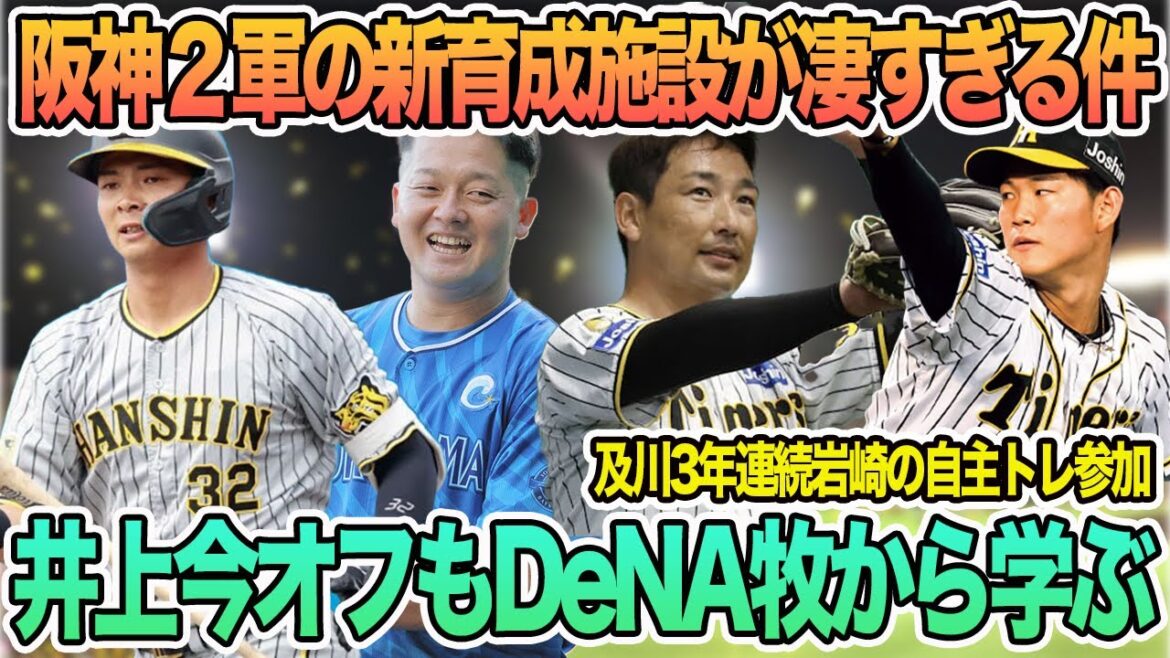 【阪神2軍の育成施設が凄すぎる件】井上今オフもDeNA牧先生から学ぶ、及川３年連続岩崎優の自主トレ参加  　阪神タイガース　阪神