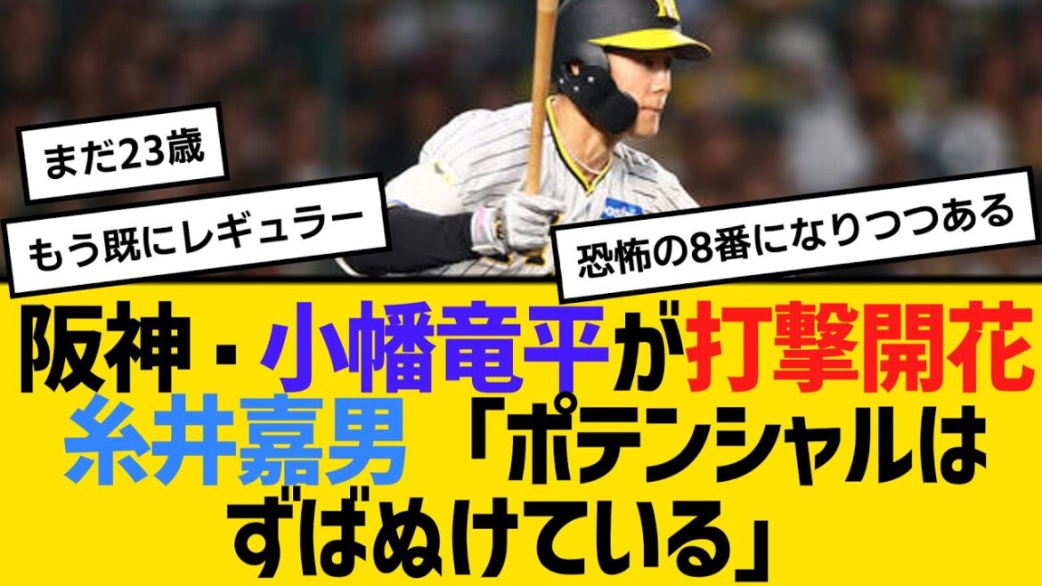 阪神・小幡竜平が打撃開花！糸井嘉男「ポテンシャルはずばぬけている」　【ネットの反応】【反応集】
