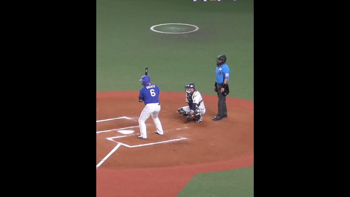 古田島 成龍 vs 中田 翔　ワンアウト2塁一打同点のシビれる場面　オリックスバファローズ #中日ドラゴンズ #shorts