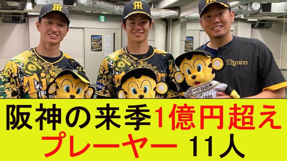 阪神の来季1億円超えプレーヤー 11人【なんJ/2ch/5ch/反応/まとめ/阪神タイガース】 阪神の来季1億円超えプレーヤー 11人【なんJ/2ch/5ch/反応/まとめ/阪神タイガース】