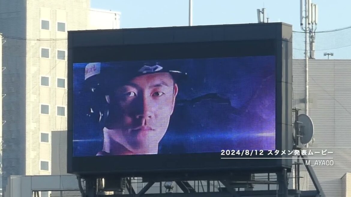 【つば九郎DAY 2024】8/12：東京ヤクルトスワローズ／スタメン発表ムービー