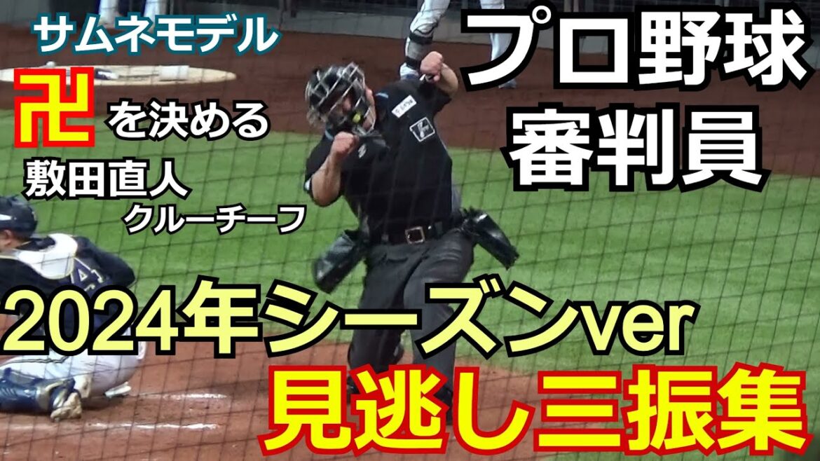 (最終回?)【2024年シーズンver】NPB審判員による見逃し三振集【すべて現地撮影 31分強】 (最終回?)【2024年シーズンver】NPB審判員による見逃し三振集【すべて現地撮影 31分強】